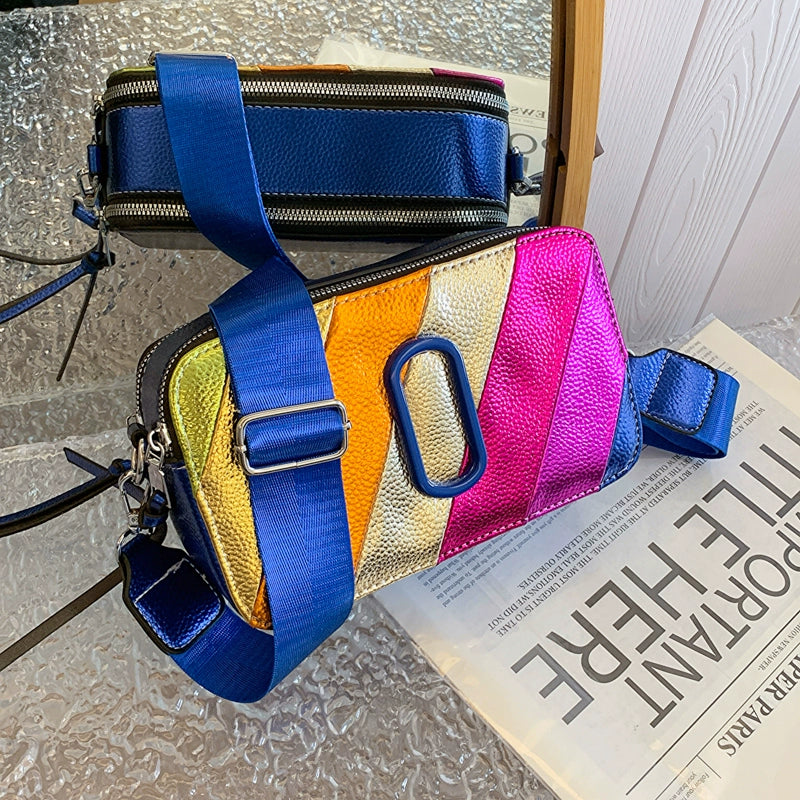 Color Vibes Camera Crossbody Bag