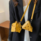 Cheese Wedge Mini Crossbody Bag