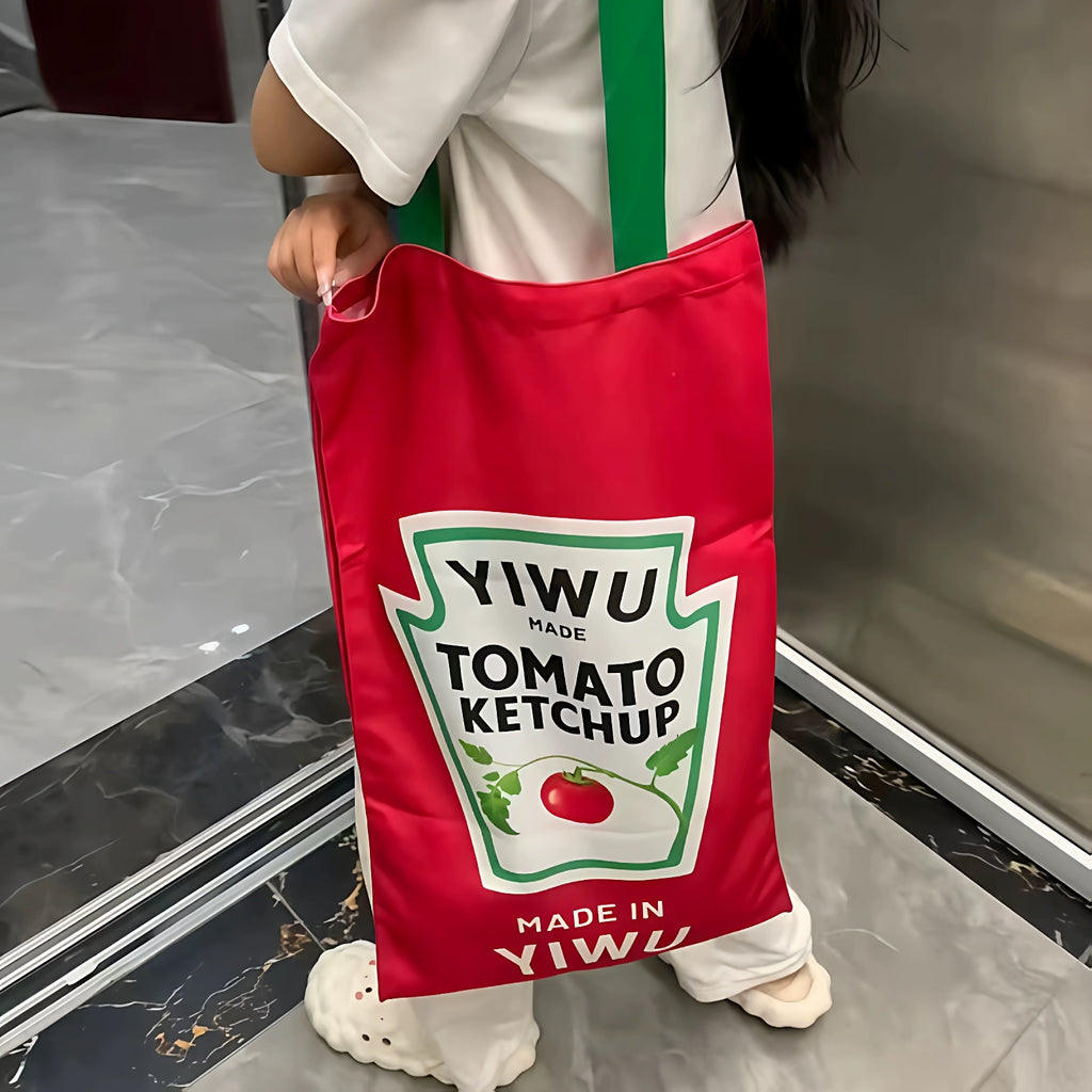 Surreal Ketchup Packet Tote Bag