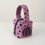 Polka Dot Pumpkin Mini Handbag