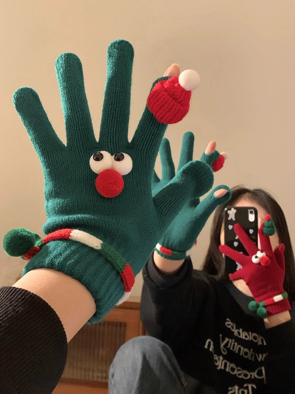 Christmas 3D Gloves