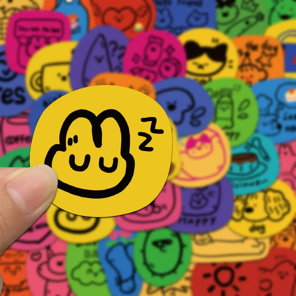 Cartoon Emoji & Doodle Stickers