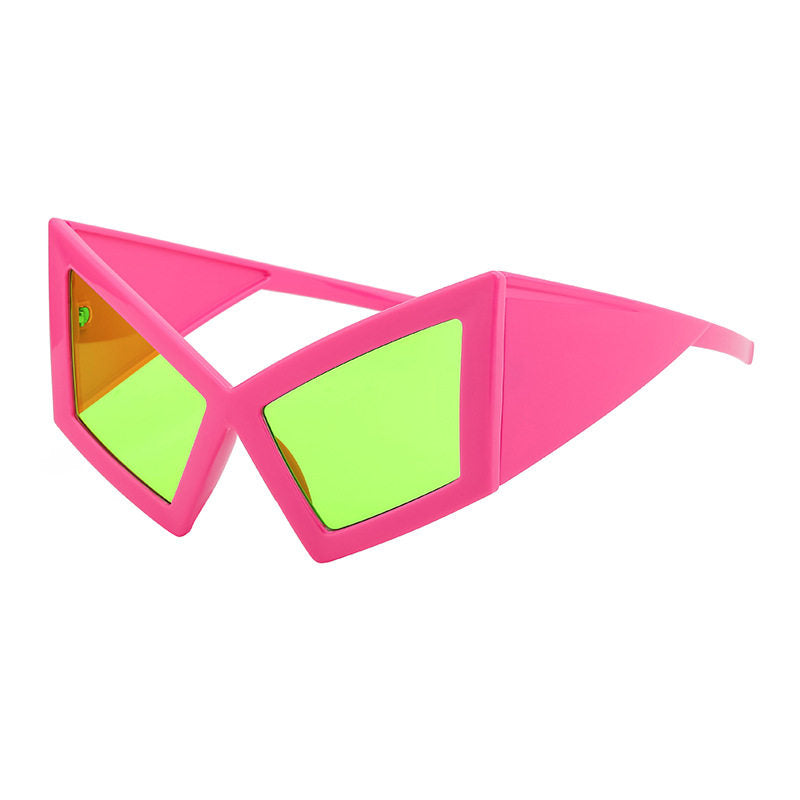 Geometric Oversized Sunglasses