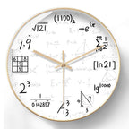 Creative Math Formula Wall Clock For Math Geek