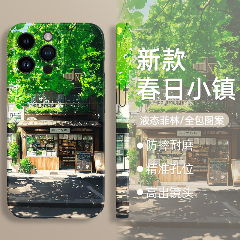 Japanese Spring Town Phone Case