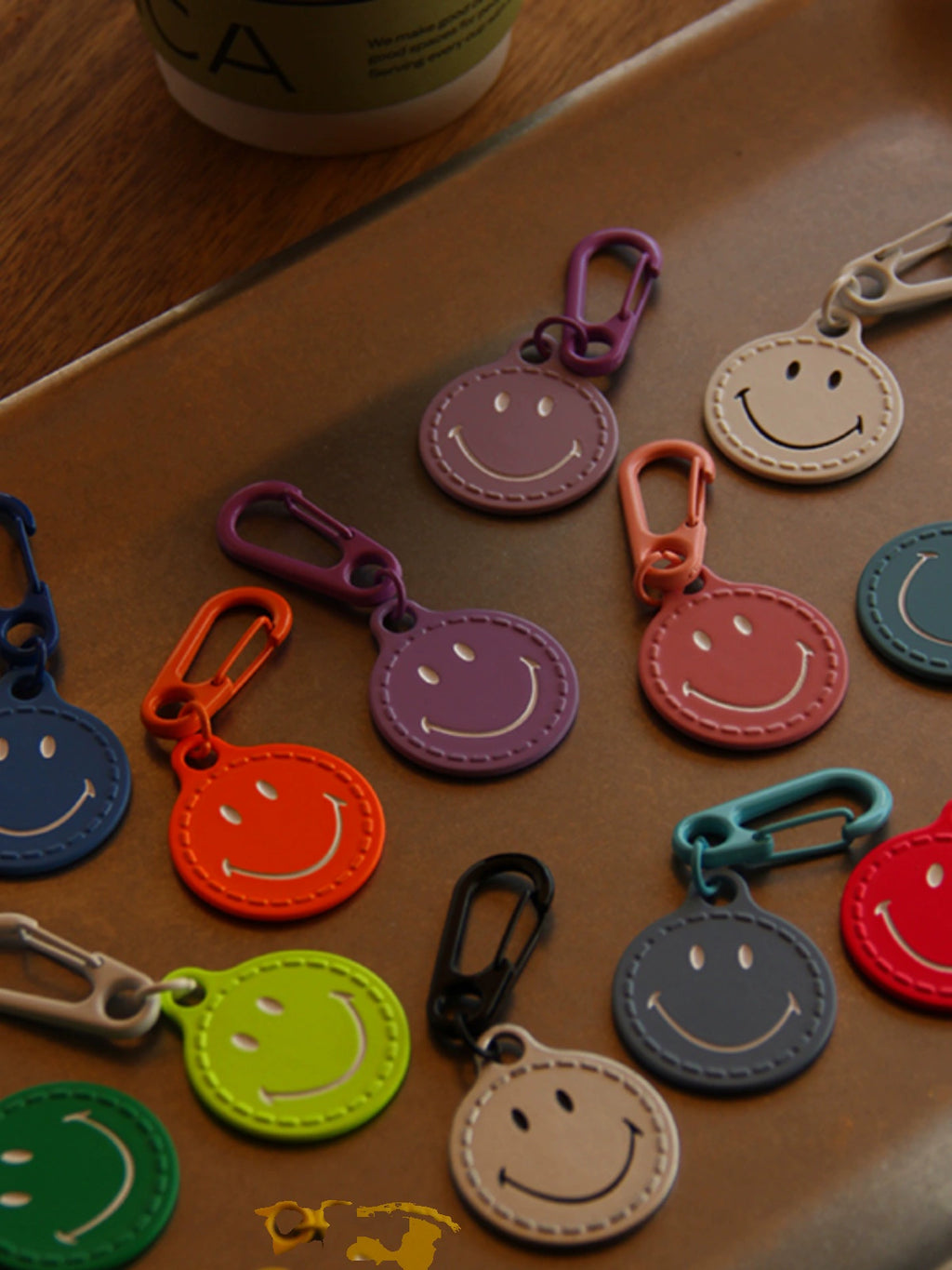 Korean Smiley Face Keychain