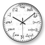 Creative Math Formula Wall Clock For Math Geek