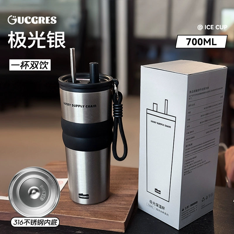 Large-Capacity Travel Tumbler