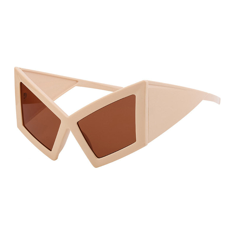 Geometric Oversized Sunglasses