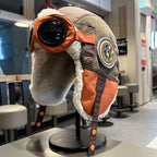 Retro Aviator Hat with Goggles