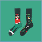 Mismatched Novelty Crew Socks