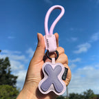 Leather Letter Keychain