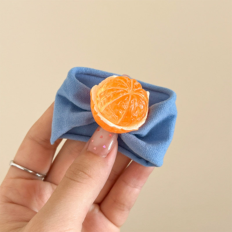 Cute Orange Ponytail Holders
