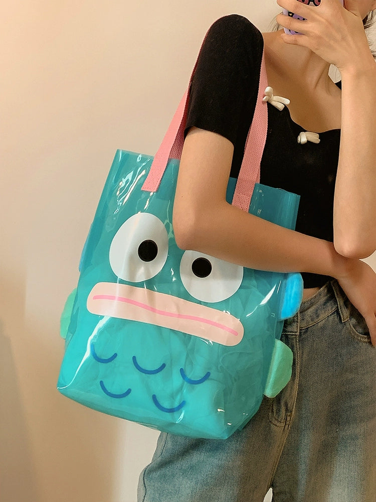 Jelly Blue Transparent Tote Bag