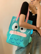 Jelly Blue Transparent Tote Bag
