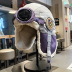 Retro Aviator Hat with Goggles