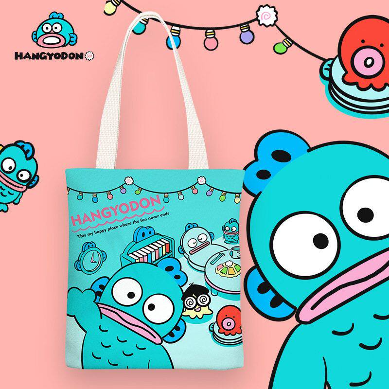 Ugly Cute Fish Canvas Bag