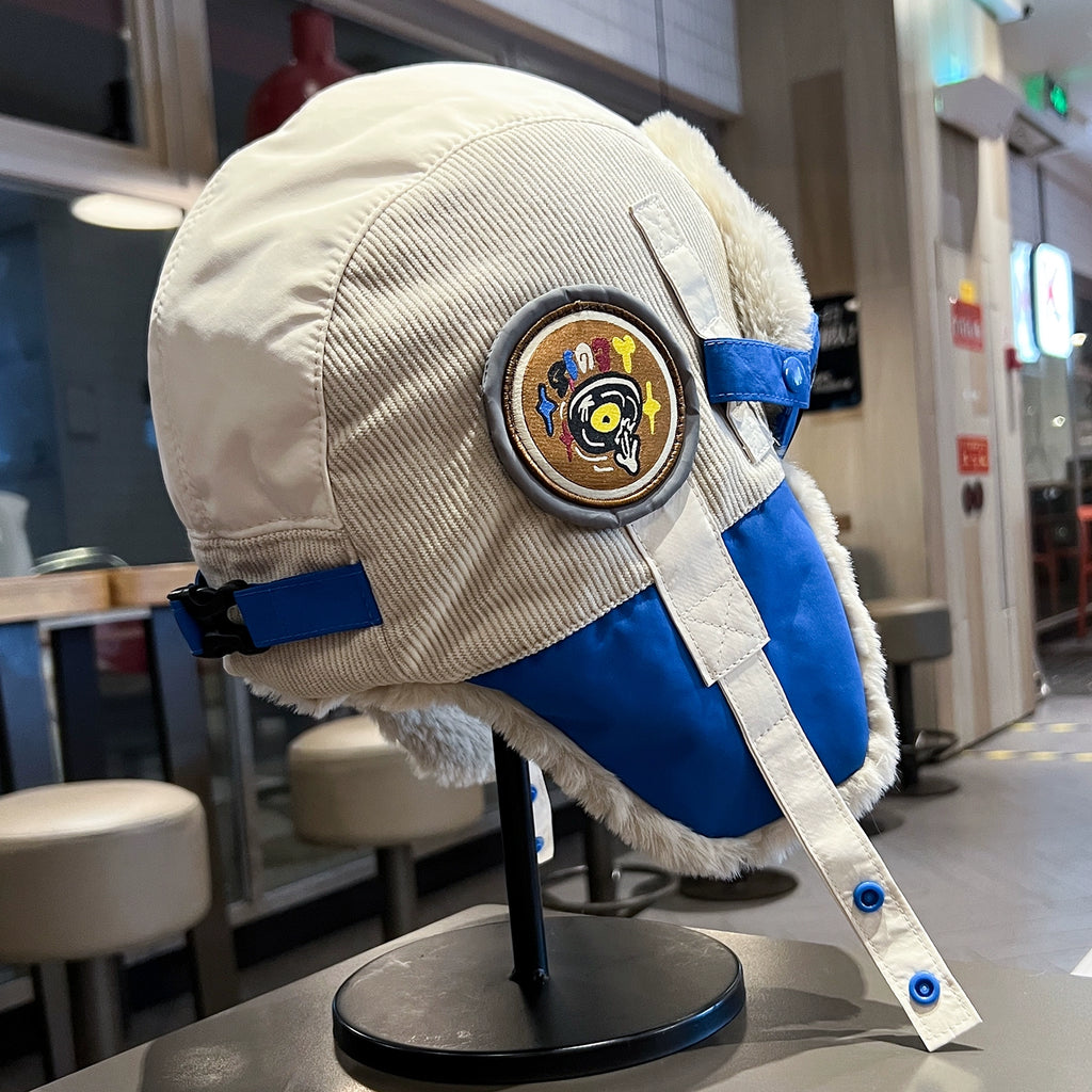 Retro Aviator Hat with Goggles