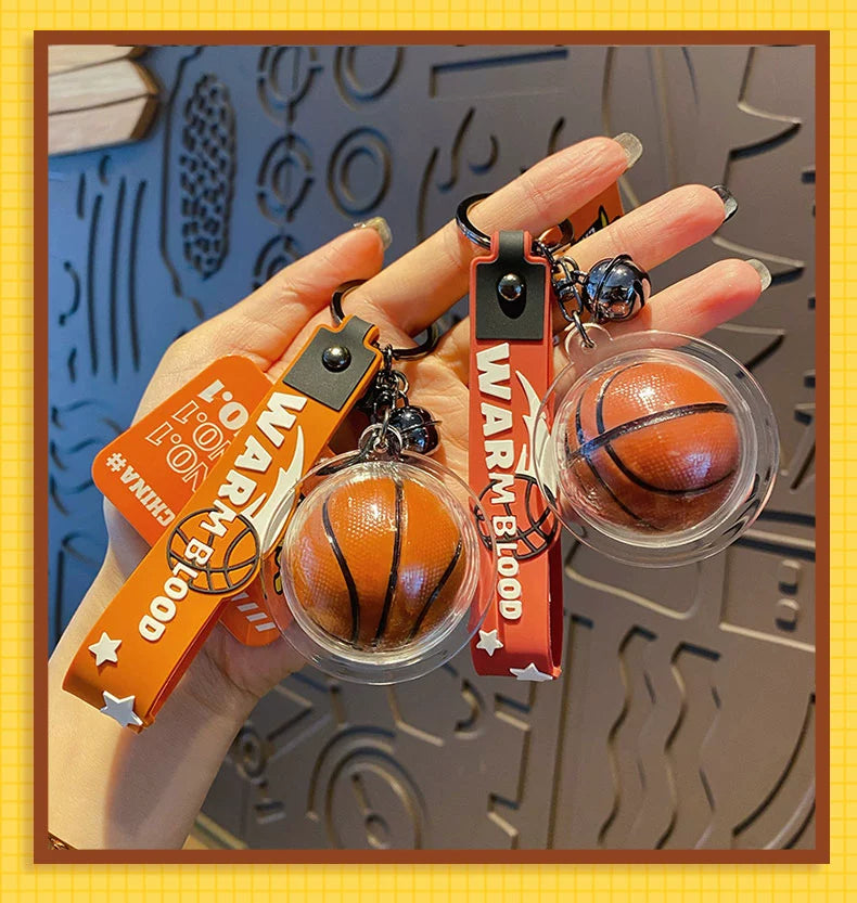 Street Basketball Keychain