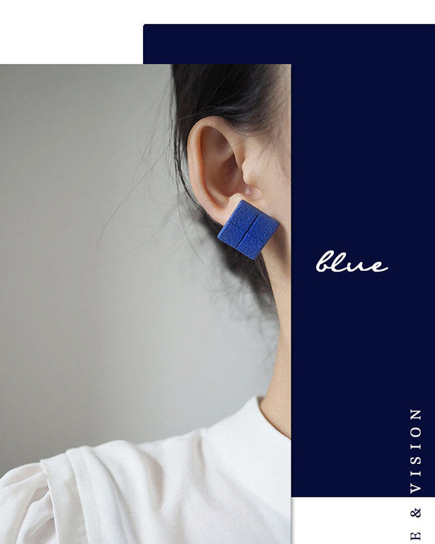 Tetris Block Stud Earrings