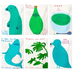 Ban Anxiety, Go Green Tapestry