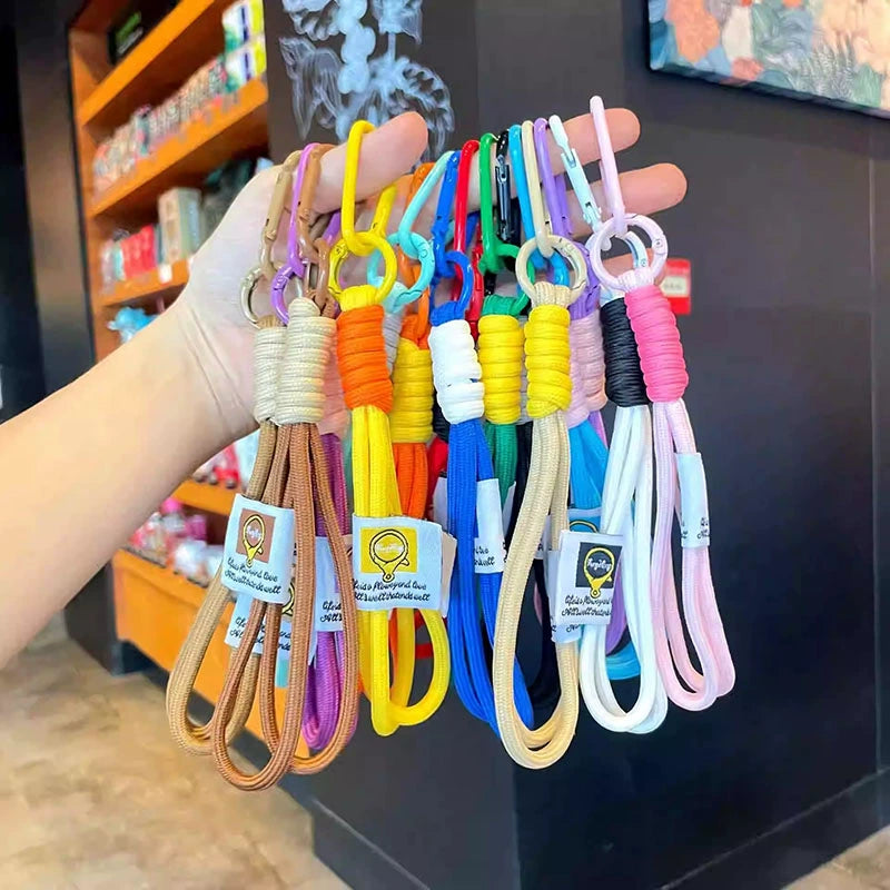 Handwoven Macaron Keychain