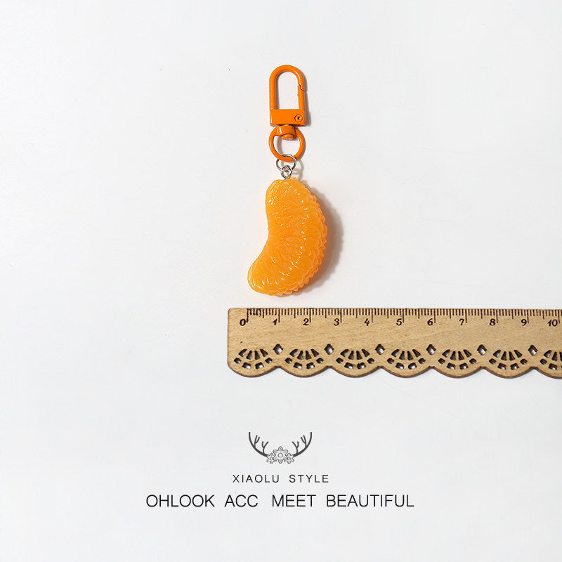 Realistic Orange Keychain