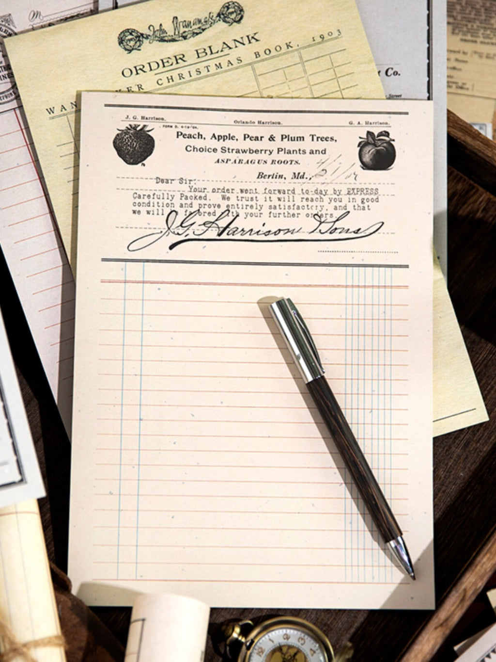 Vintage B5 Memo Pad Collection