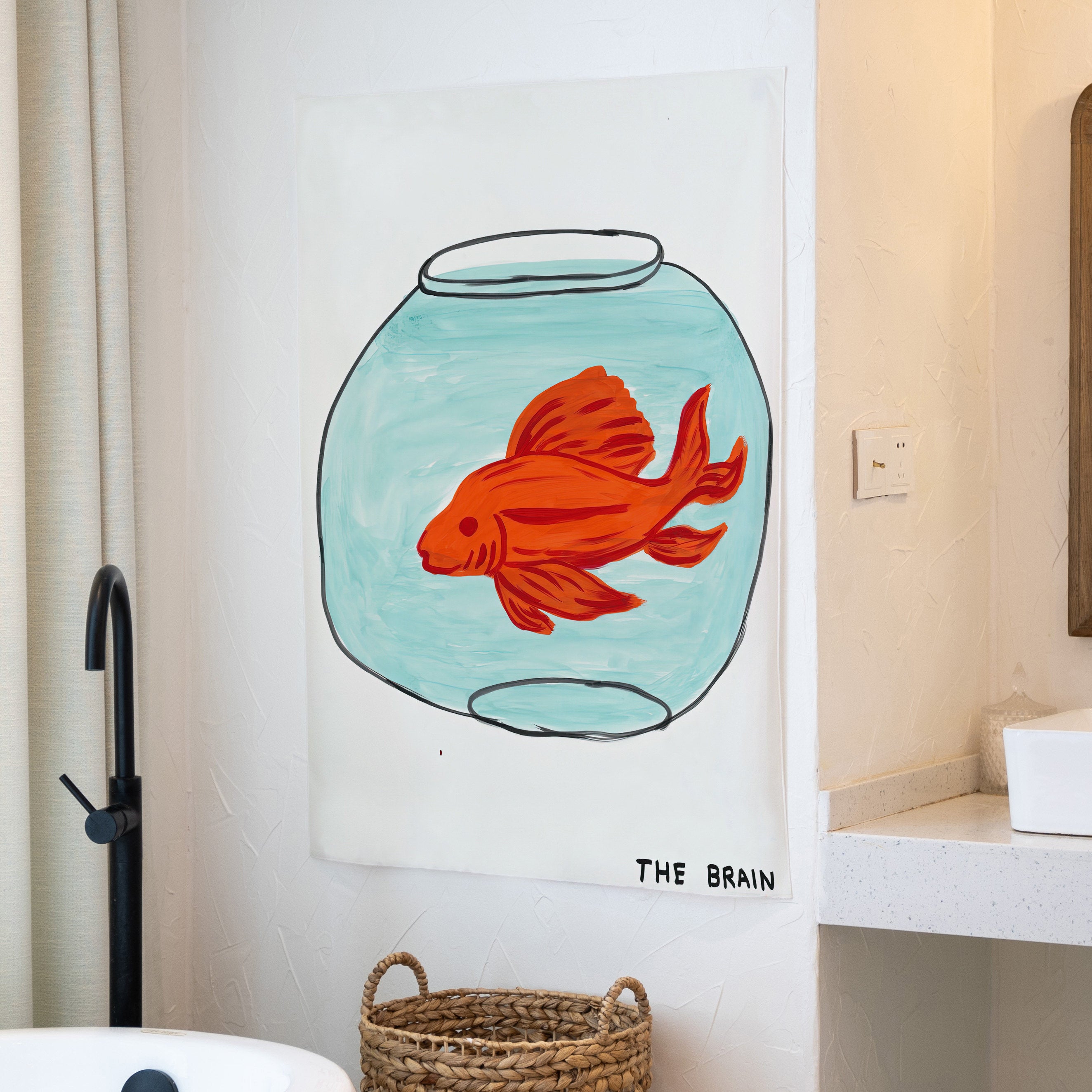 Mood Of Orange Tapestry