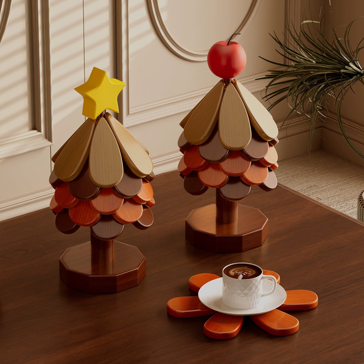 Magic Fold Christmas Tree Trivet