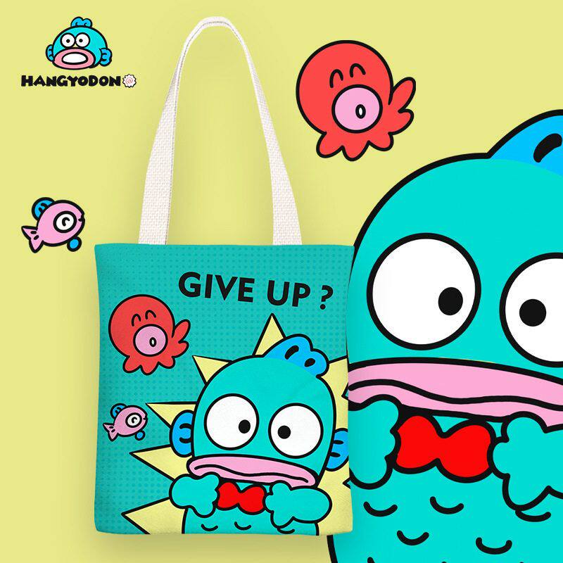 Ugly Cute Fish Canvas Bag