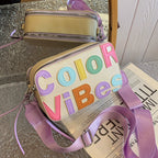 Color Vibes Camera Crossbody Bag