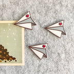 Paper Airplane Push Pins Set