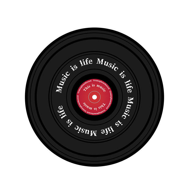 Ins Style Vinyl Record Rug