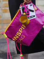 DuPont Paper Style Vibrant Color Block Sling Bag