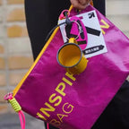 DuPont Paper Style Vibrant Color Block Sling Bag