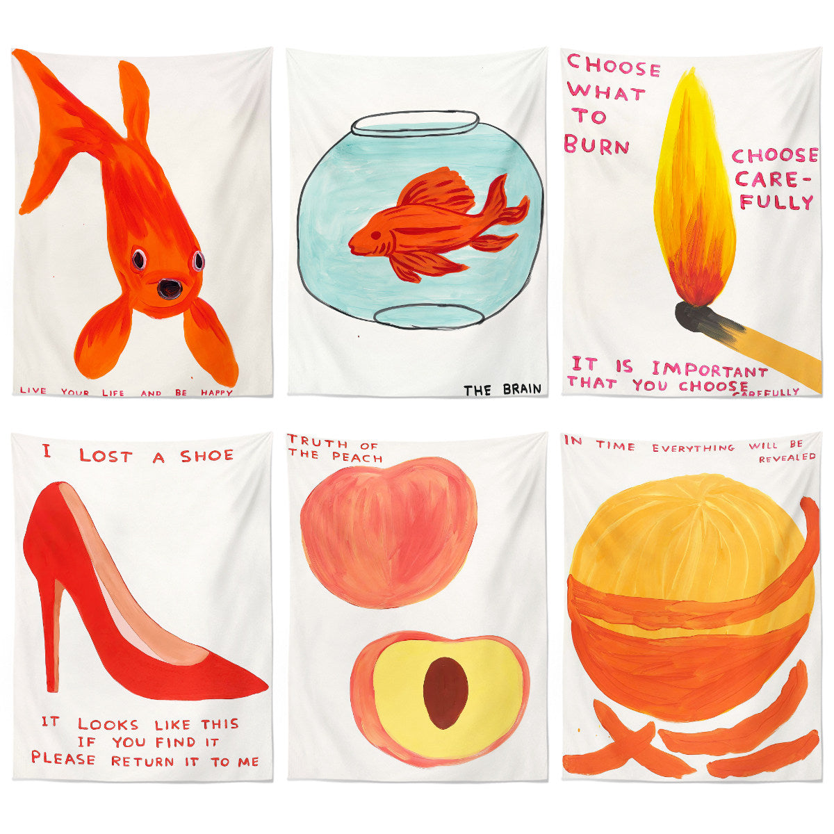 Mood Of Orange Tapestry