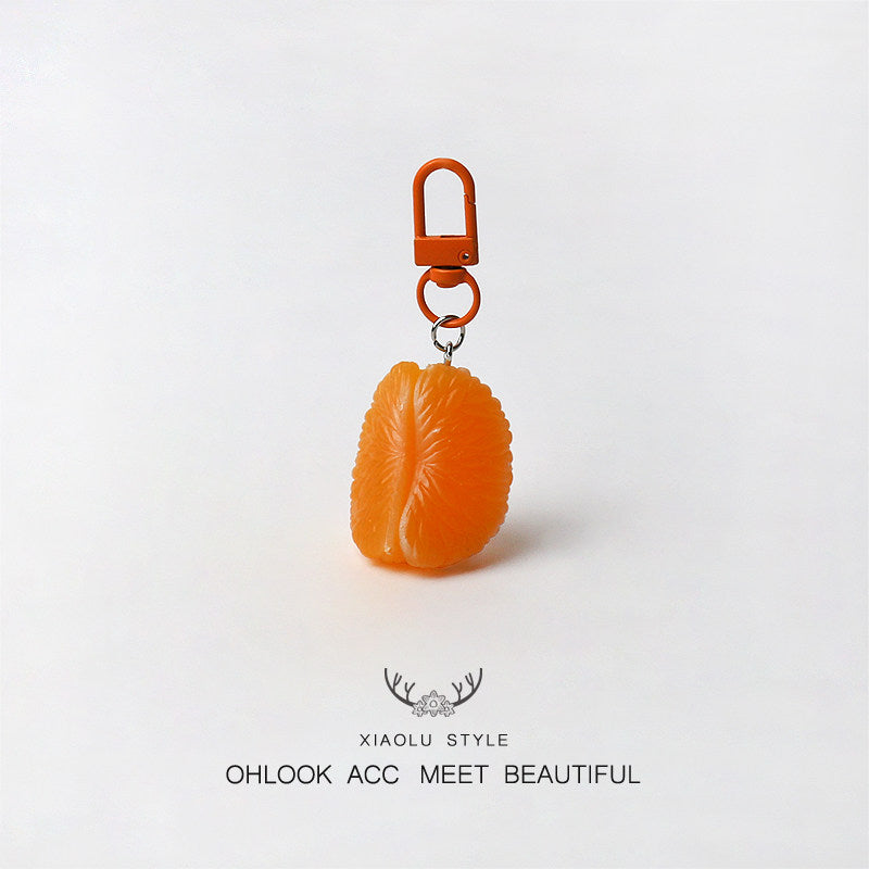 Realistic Orange Keychain