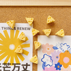 Cheese Wedge Push Pins Set
