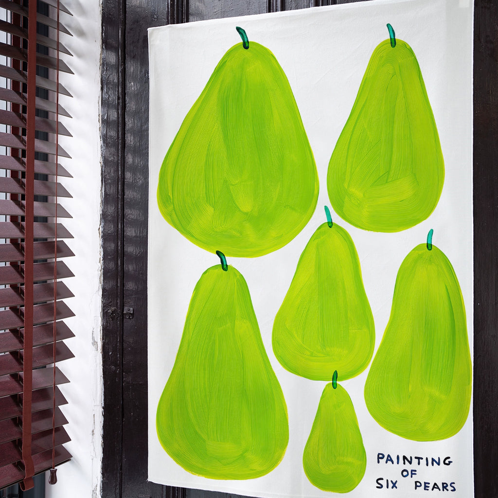 Painting of Six Pears Tapestry