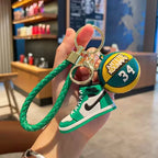 AJ Sneakers and Basketball Keychain