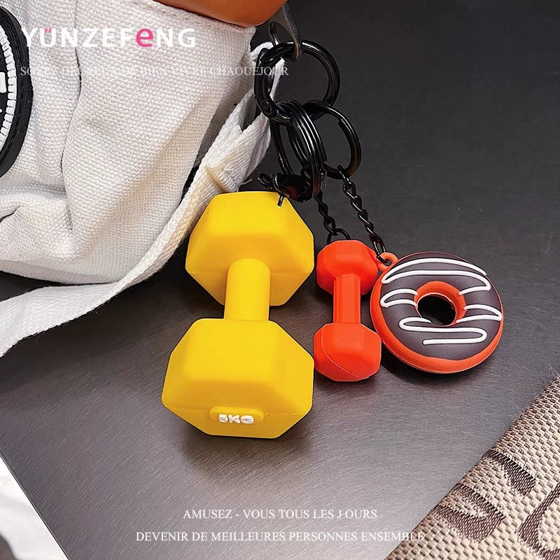 Gym Equipment Keychain