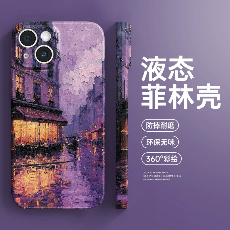 Paris Rainy Night Phone Case
