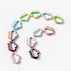 Hand-painted Cartoon Cloud Alloy Spring-loaded Keychain