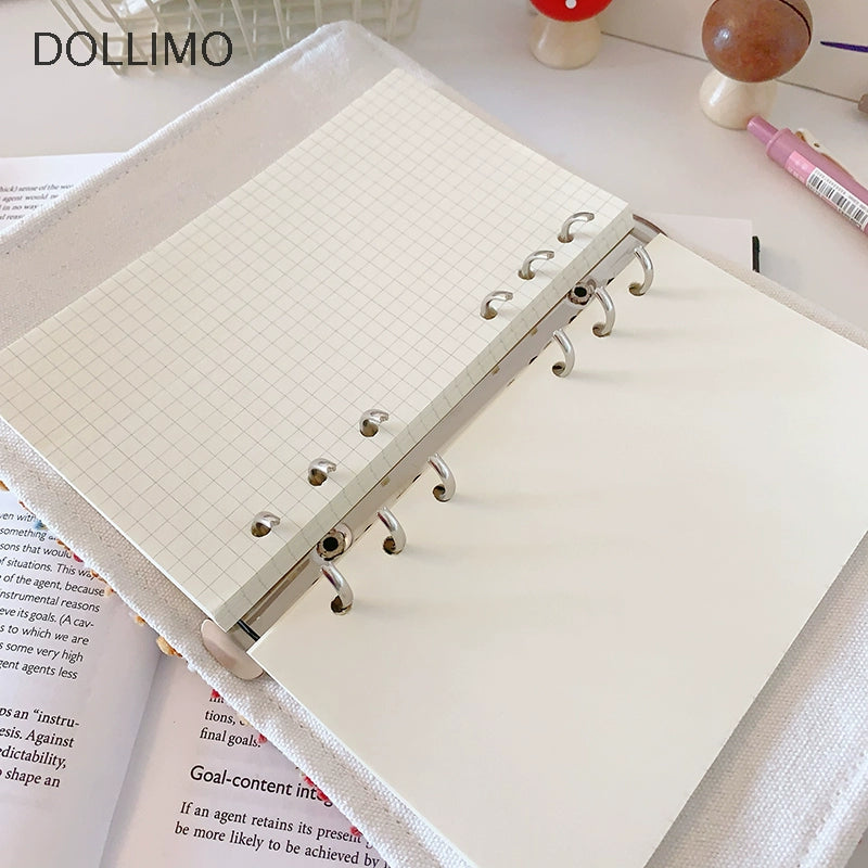 Rainbow Woven Refillable Journal