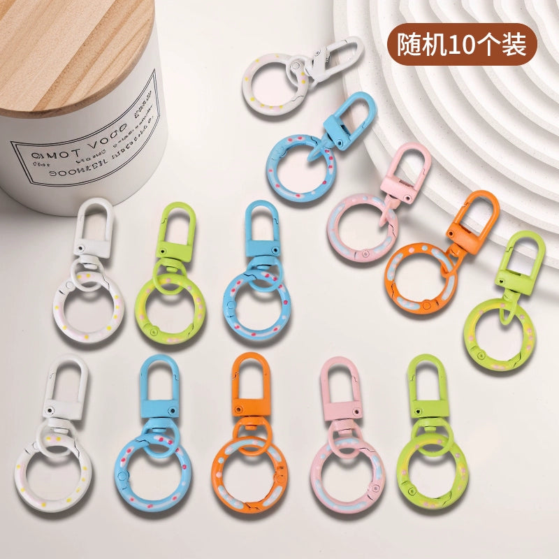 Candy Color Donut Keychain