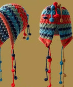 Rainbow Cable Knit Beanie