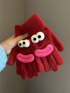 Googly Finger Wool Gloves