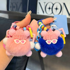 Plush Soot Ball Keychain
