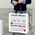 Oversized Woven Tote Bag